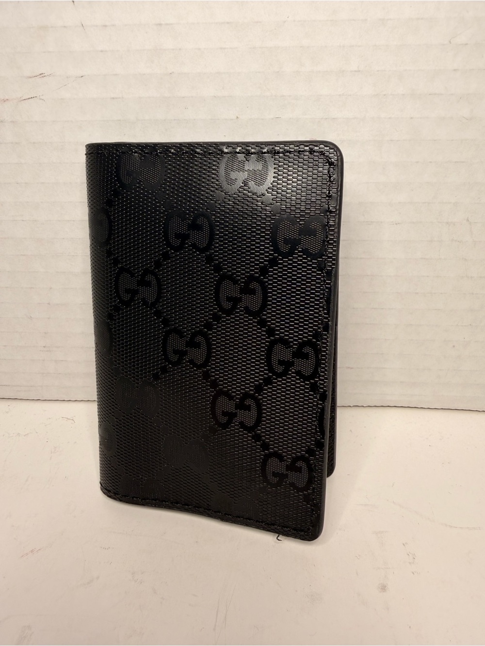 Gucci Black GG Imprime
Monogram Leather Key Case